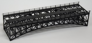 BuBi Model N60190 - N - 2-gleisige Stahlbrücke - Bausatz
